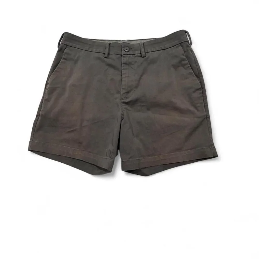 Express Men's Grey and Brown Shorts